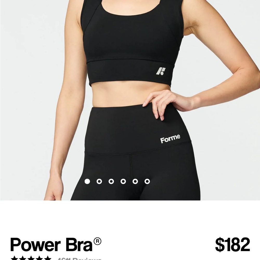 Forme power bra NWOT
